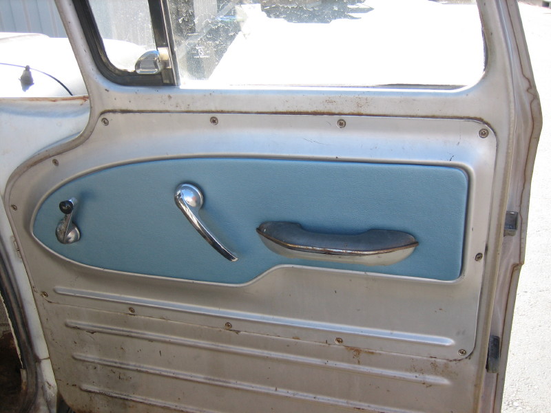 1963 Chevrolet C10 Pickup Std Cab Door Panel Inserts, Med. Blue
